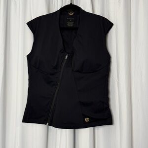 Kinflyte Unity V-Zip Posture Support Top Shapewear Black Size 2XL